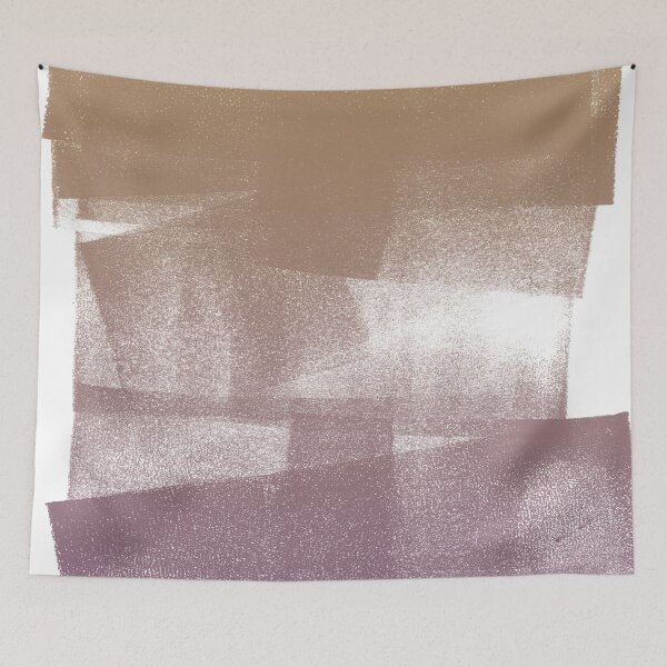 Item preview, Swatch Sample Textured Monoprint - Fawn to Plum Gradient designed and sold by Irene Estelle.
