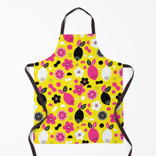 Item preview, Modern Citrus Pattern Pink Yellow Bold designed and sold by FunnyTeeByMe.