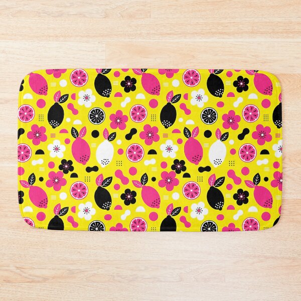 Item preview, Modern Citrus Pattern Pink Yellow Bold designed and sold by FunnyTeeByMe.