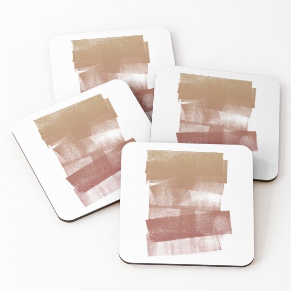Item preview, Swatch Sample Textured Monoprint - Fawn to Ruby Gradient designed and sold by Irene Estelle.
