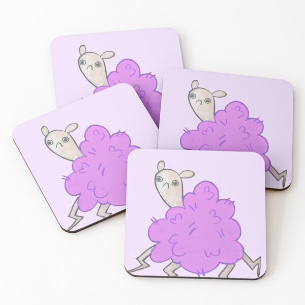 Item preview, purple sheep designed and sold by WizaKitty.