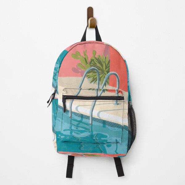 Item preview, David Hockney Inspired Poolside Pop Art | Vibrant Modern California Style designed and sold by Bondira-Spono.