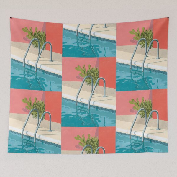 Item preview, David Hockney Inspired Poolside Pop Art | Vibrant Modern California Style designed and sold by Bondira-Spono.