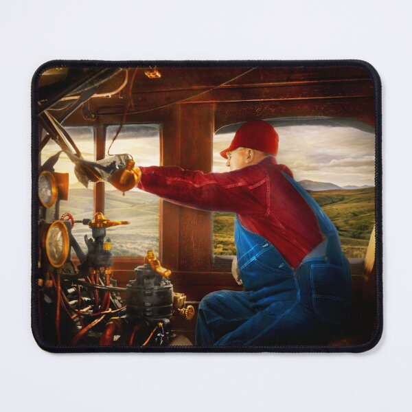 Item preview, Train - Locomotive - The Throttle Jockey 1943 designed and sold by Mike Savad Photography.