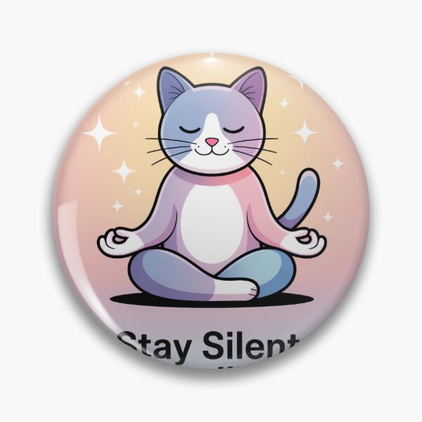 Item preview, Zen Cat Vibes – Calm & Cute Cat Designs designed and sold by KhushaliPise.