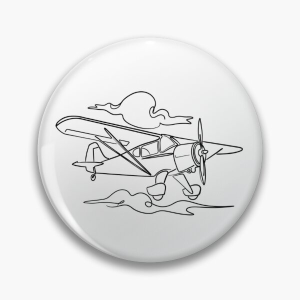Item preview, Vintage Airplane in Flight designed and sold by AirHartAviation.
