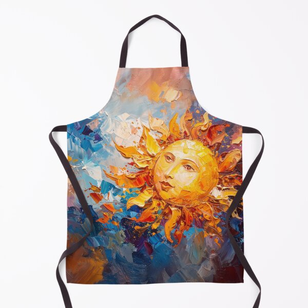 Item preview, Celestial Fiery Sun Painting designed and sold by BetweenForms.