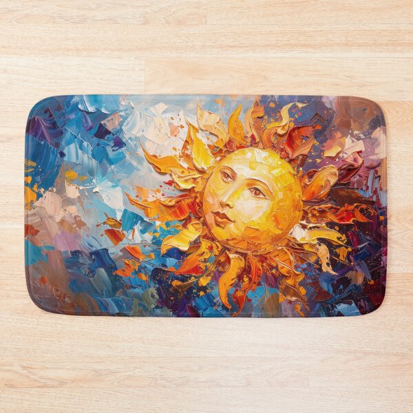Item preview, Celestial Fiery Sun Painting designed and sold by BetweenForms.