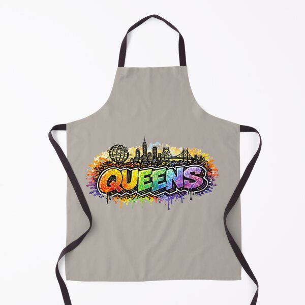 Item preview, Queens NYC Graffiti Street Art Typography designed and sold by Myra365Art.