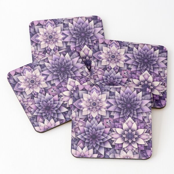 Item preview, Purple Layered Floral Mandala Pattern Art designed and sold by Apex Designs.