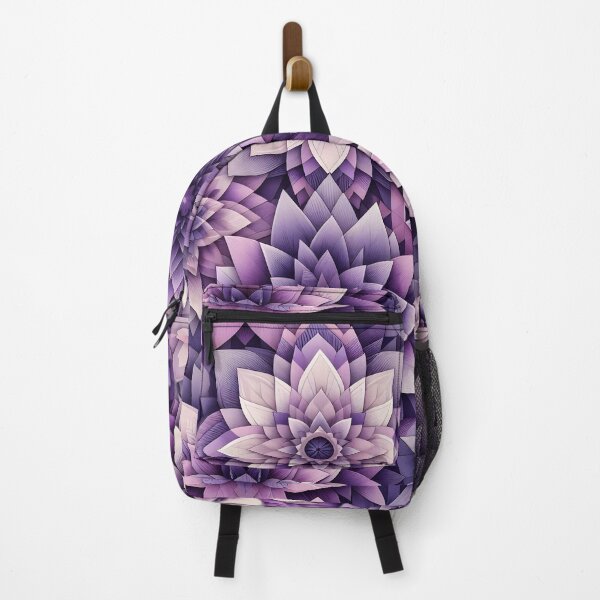 Item preview, Purple Layered Floral Mandala Pattern Art designed and sold by Apex Designs.