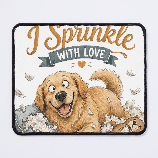 Item preview, Funny Golden Retriever Shirt – I Don’t Shed I Sprinkle With Love, Cute Dog Lover Gift, Golden Retriever Humor Tee designed and sold by MangadiDesigns.
