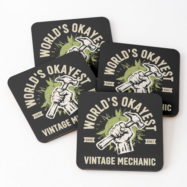 Item preview, World's Okayest Mechanic designed and sold by SignumShop.