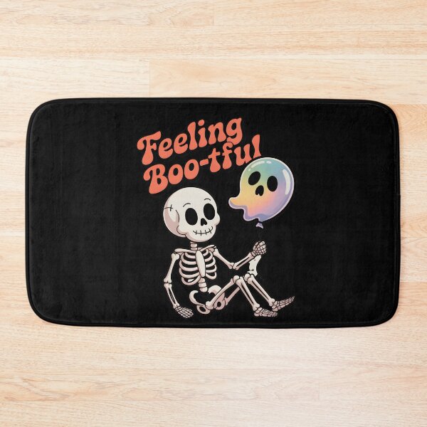 Item preview, Feeling Boo-tiful Skeleton with Ghost Balloon – Cute Funny Halloween T-Shirt designed and sold by Raw Tigers.