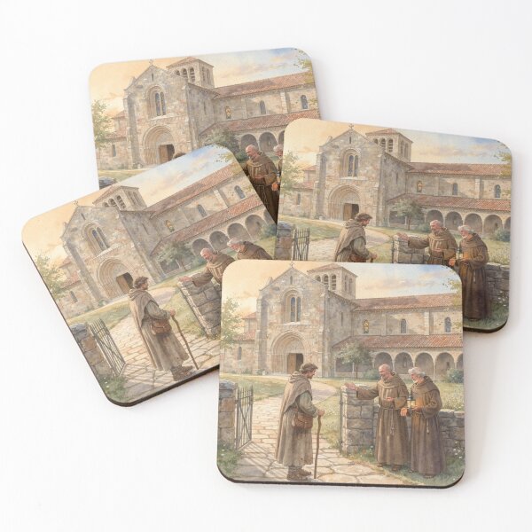 Item preview, Pilgrim welcomed at the abbey designed and sold by jefboutique6150.