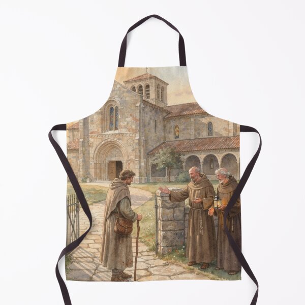 Item preview, Pilgrim welcomed at the abbey designed and sold by jefboutique6150.
