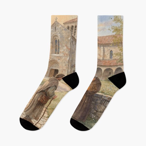 Item preview, Pilgrim welcomed at the abbey designed and sold by jefboutique6150.
