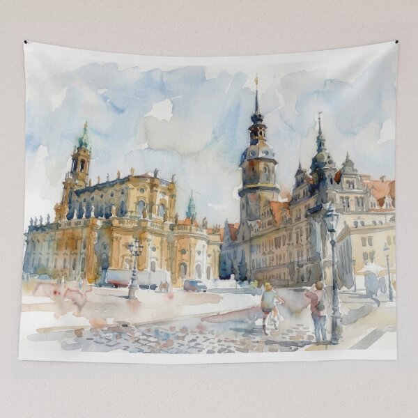 Item preview, Dresden Cathedral City View designed and sold by caracatita75.