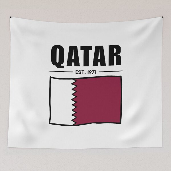 Item preview, Qatar flag designed and sold by Peerless-Prime.