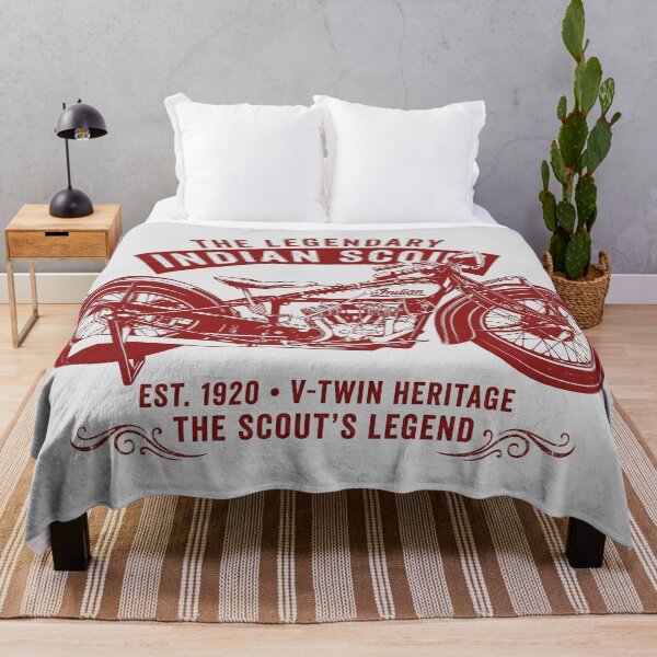 Item preview, 1928 Indian Scout 101 Vintage Red Style Motorcycle Design designed and sold by EdGraphy.