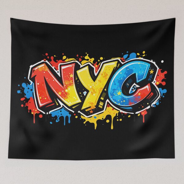 Item preview, NYC Graffiti Street Art Typography designed and sold by Myra365Art.