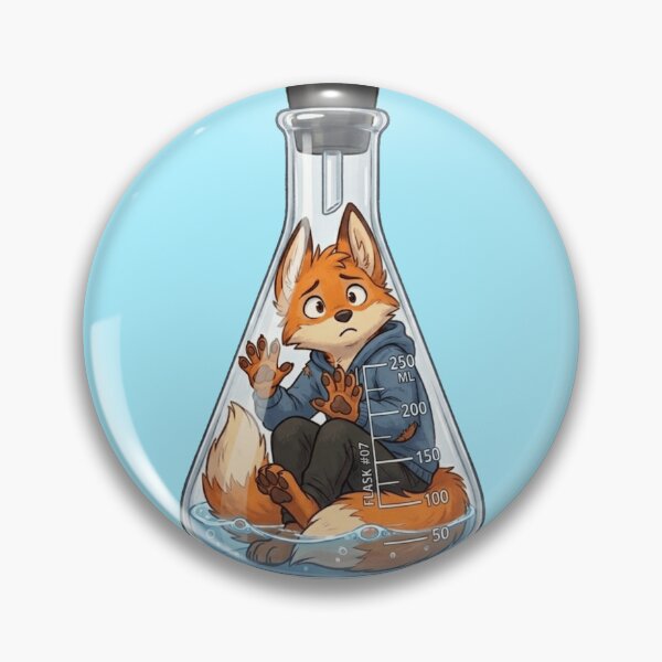 Item preview, Stuck in a lab flask designed and sold by The King's general goods.