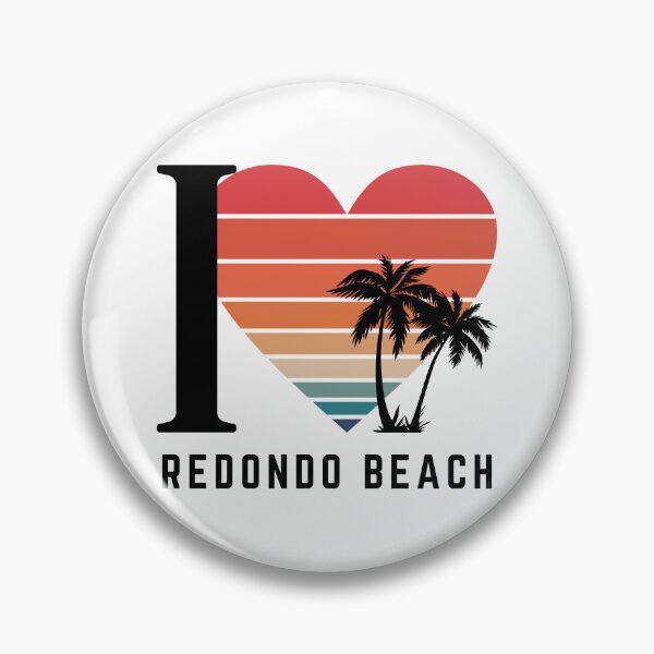 Item preview, I ❤️ Redondo Beach - Retro West Coast Beach Vibes designed and sold by MFGB-Creations.