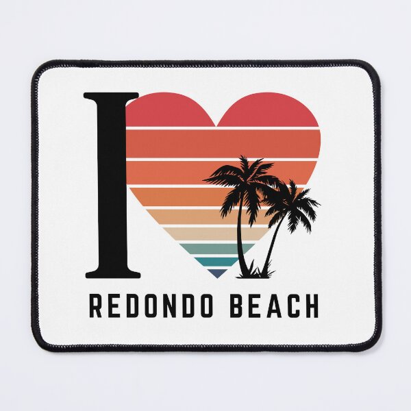 Item preview, I ❤️ Redondo Beach - Retro West Coast Beach Vibes designed and sold by MFGB-Creations.