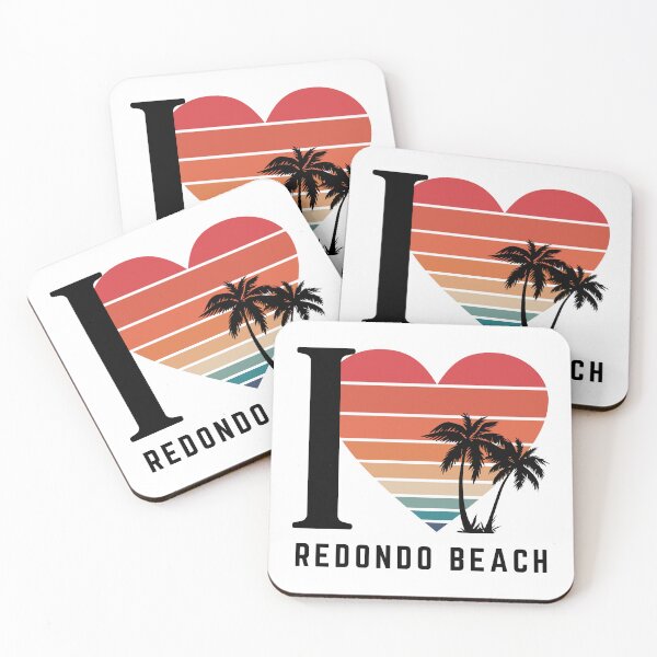 Item preview, I ❤️ Redondo Beach - Retro West Coast Beach Vibes designed and sold by MFGB-Creations.