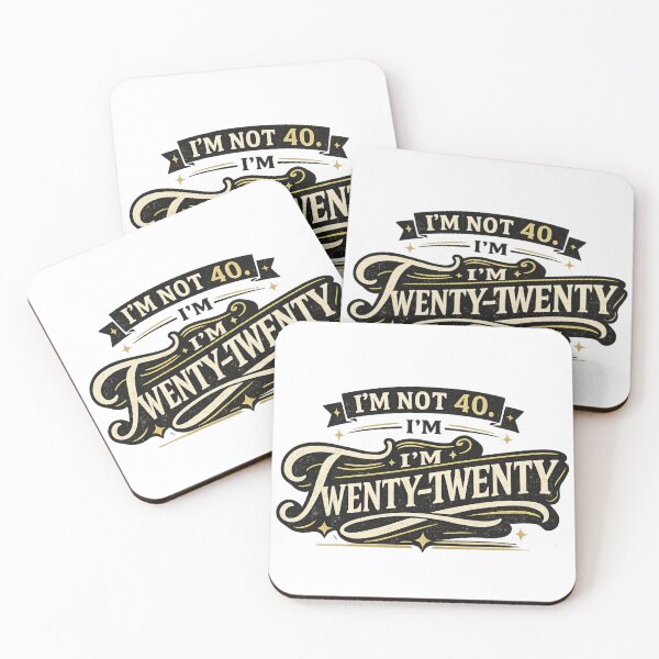 Item preview, I'm not 40 I'm Twenty Twenty Funny Forty Birthday Men Women  designed and sold by Artistshert.