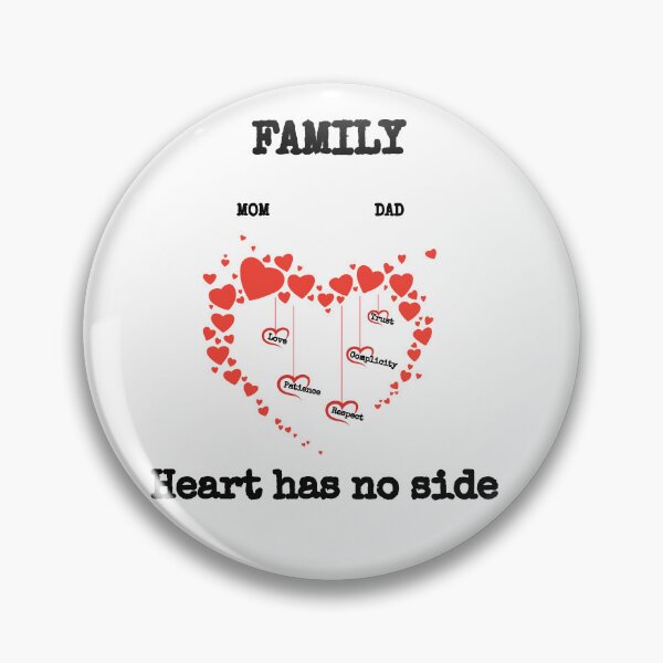 Item preview, Minimalist Mom and Dad Heart - Equal Love Values designed and sold by TheItaliandilemma.
