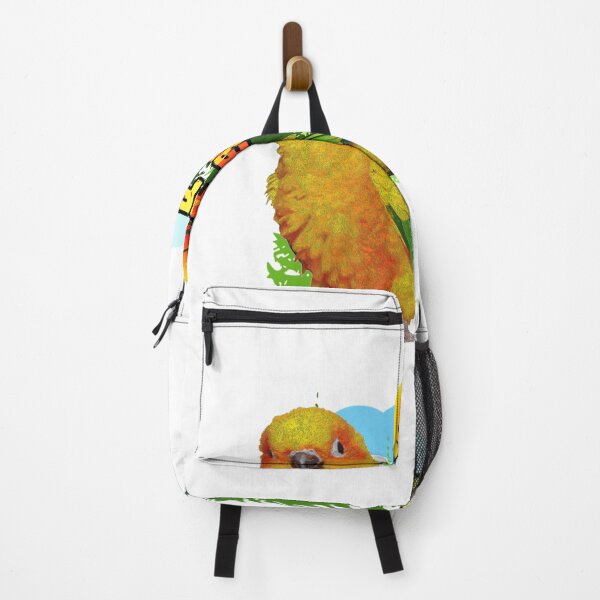 Item preview, Fluffy Baby Parrot – Cute Tropical Bird designed and sold by Fei Long Design Hub.