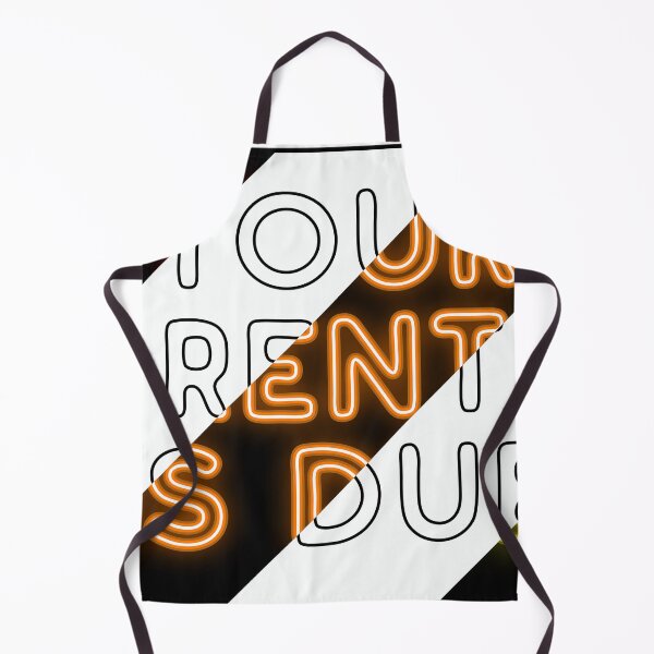 Item preview, Rent is due - neon designed and sold by DomDrawsThings.