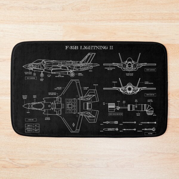 Item preview, F-35 Lightning II (White Stencil - No Background) designed and sold by BGALAXY.
