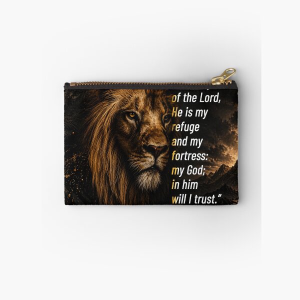 Item preview, Psalm 91:2 – Lion of Faith & Strength designed and sold by Fei Long Design Hub.