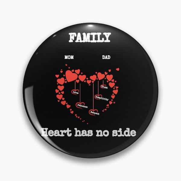 Item preview, Minimalist Mom and Dad Heart - Equal Love Values Black Version designed and sold by TheItaliandilemma.