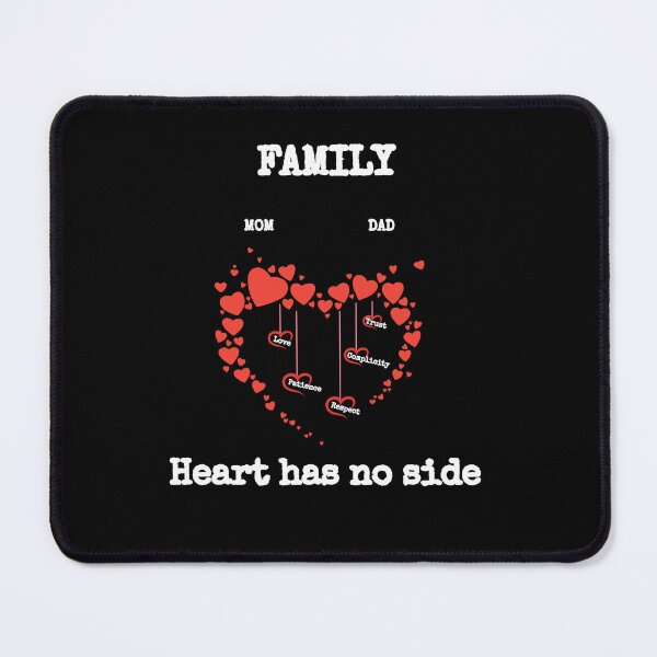 Item preview, Minimalist Mom and Dad Heart - Equal Love Values Black Version designed and sold by TheItaliandilemma.