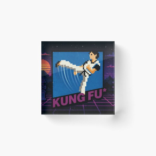Item preview, Kung Fu Retro Pixel – Classic Martial Arts Arcade designed and sold by Fei Long Design Hub.