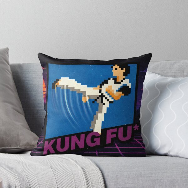 Item preview, Kung Fu Retro Pixel – Classic Martial Arts Arcade designed and sold by Fei Long Design Hub.