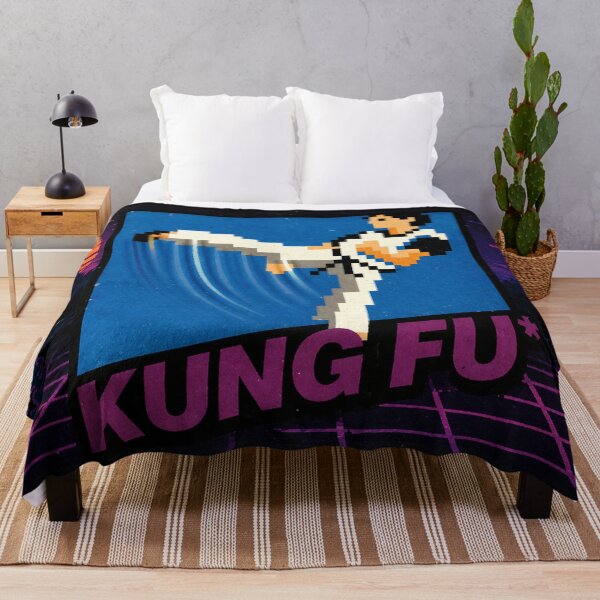 Item preview, Kung Fu Retro Pixel – Classic Martial Arts Arcade designed and sold by Fei Long Design Hub.