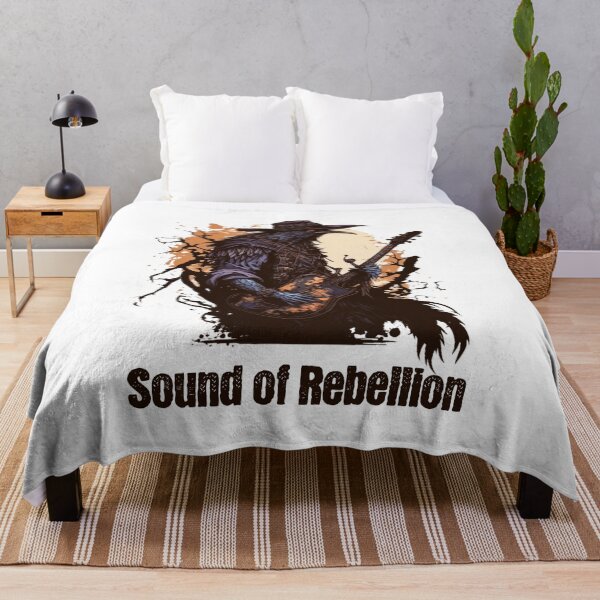 Item preview, Sound of Rebellion – Crow Guitar Dark Streetwear Aesthetic Design designed and sold by AM.87.