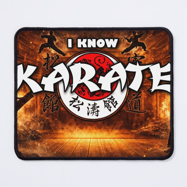 Item preview, I Know Karate – Martial Arts Spirit & Discipline designed and sold by Fei Long Design Hub.