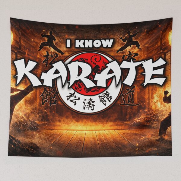 Item preview, I Know Karate – Martial Arts Spirit & Discipline designed and sold by Fei Long Design Hub.