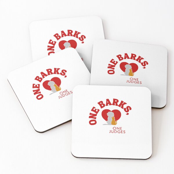Item preview, One Barks, One Judges T-shirt Design designed and sold by BoldMarks.