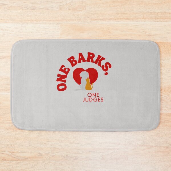 Item preview, One Barks, One Judges T-shirt Design designed and sold by BoldMarks.