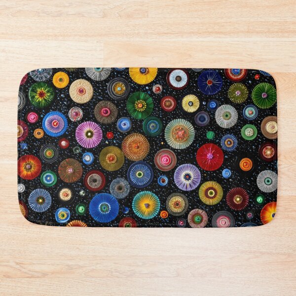 Item preview, Vibrant Rainbow Cosmic Ornate Circle Art designed and sold by LuminousFoundry.