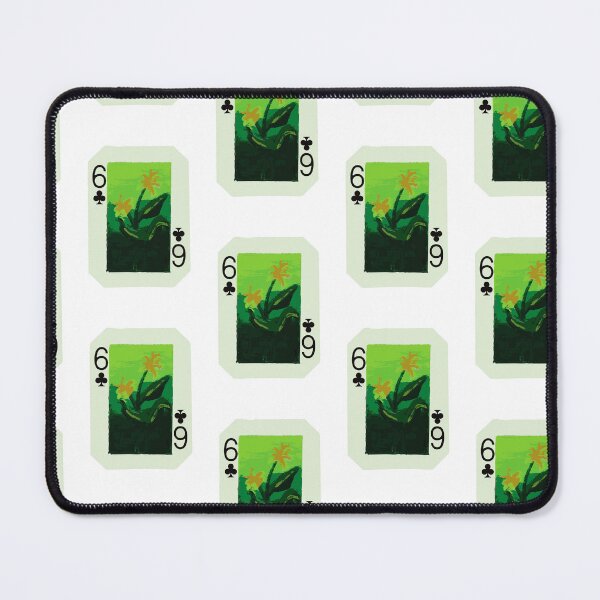 Item preview, Six of Clubs Playing Card (June Birth Flower) designed and sold by meera-r.