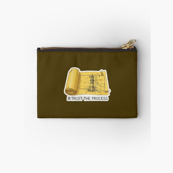 Item preview, Trust The Process Architect Sketch Blueprint Art designed and sold by AkDesign022.