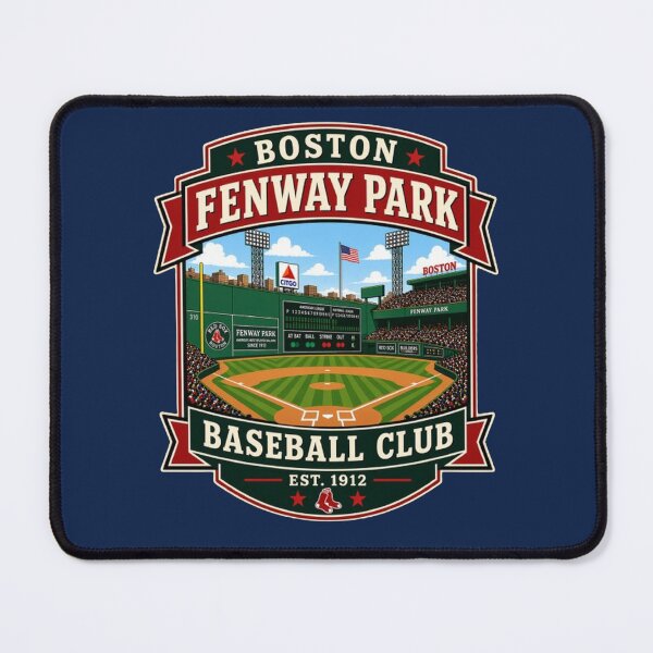 Item preview, Boston Fenway Park Vintage Baseball Badge Shirt, Classic Ballpark Design | Retro Baseball Club Tee designed and sold by GhostDawgs.