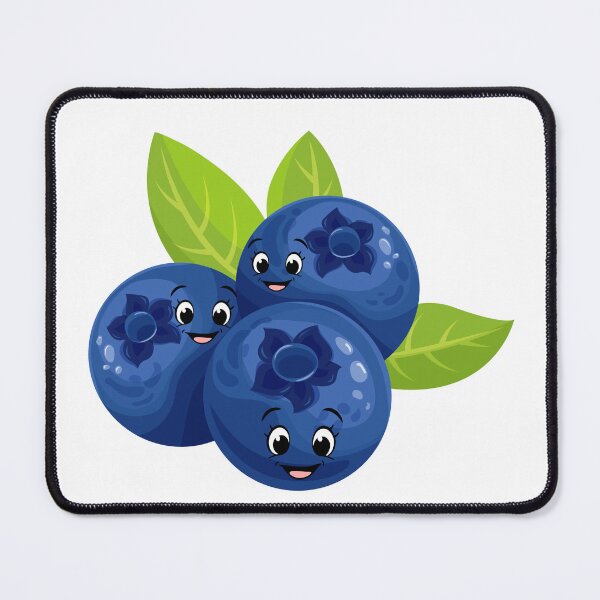 Item preview, Cute Kawaii Blueberry Sticker – Happy Berry Cartoon Aesthetic Fruit designed and sold by Pandey14.